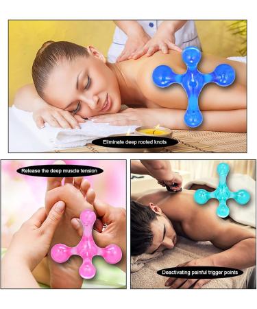 Layhou 4 Point Trigger Point Massage Device - Reflexology Massager for Back Neck Arms & Legs - Green - Buy Online on GoSupps.com