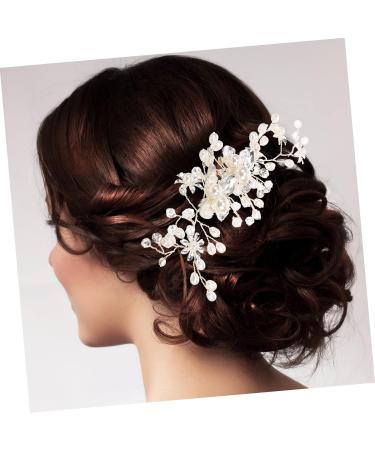 Didiseaon Bridal Comb Wedding Hair Accessories for Brides Flower Girl Hair Accessory Bridal Accessories Prom Hair Accessories Crystal Hair Accessories Manual Alloy Hair Comb - Buy Online on GoSupps.com