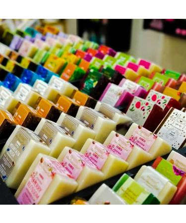 Nyass.a Hasayan Rose Luxury Handmade Natural Soap - Neem Virgin Coconut & Organic Wheat Germ Oil | 150gm Natural Cleanser - Buy Online on GoSupps.com