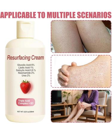 Strawberry skin care cream 200 ml moisturizer for face soothing body lotion suitable for shoulders legs daily skin care - Buy Online on GoSupps.com