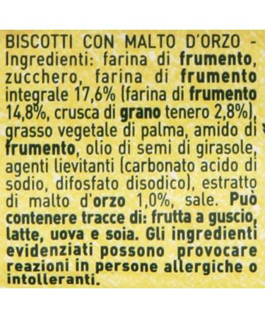 Mulino Bianco Gran Cereale Digestive Mt d'orge - Set of 12 multi-cereal biscuits - 250 g - Buy Online on GoSupps.com