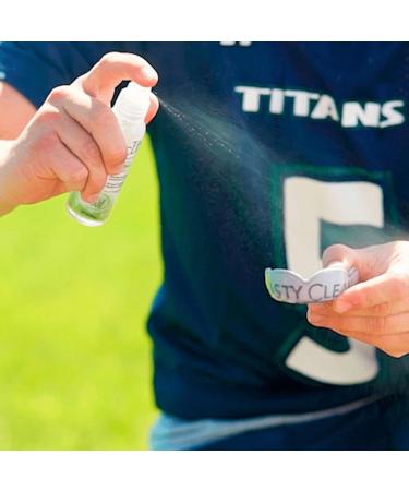VOIRO Mouth Guard Cleaner Spray - Alcohol-Free Freshener & Deodorizer for Athletic Dental Guards | Mint Freshness | 2oz Travel Size - Buy Online on GoSupps.com