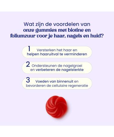 Jelly Pills Biotin 10000 mcg + Folic Acid & Zinc 60 Vegan Gummies Sugar Free Raspberry Flavor For Hair Growth Stronger Nails & Skin Health - Buy Online on GoSupps.com