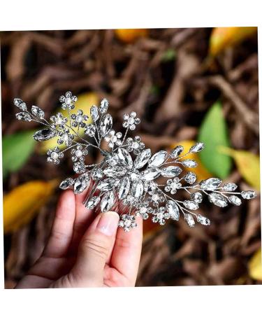 HAPINARY Crystal Inlaid Hair Comb Bridal Hair Decor Bride Hair Comb Bridal Headpieces for Wedding Crystal Hair Comb Wedding Hair Accessories Bride Wedding Headdress Bridal Hair Comb - Buy Online on GoSupps.com
