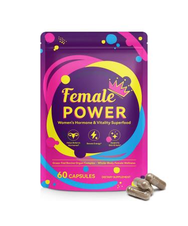 Women's Multivitamin Capsules Vitamins A E B12 Comprehensive Daily Multivitamin with Optimal Bioavailability Liver Support Supplement Women Power Capsules for Immunity&Overall Health 60 Capsules