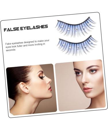 Beatifufu 25 Pairs Cosplay Lashes Rhinestone Eyelashes Natural False Eyelashes Colored Lashes Fake Eyelashes Colored Eyelashes Soft Thick Lashes Soft Light Fake Lash 5d False Eyelashes Fiber - Buy Online on GoSupps.com