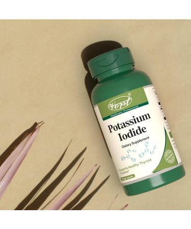 VORST Potassium Iodide 800mcg 120 Vegan Capsules | Thyroid Support Supplement for Women & Men* | Iodine - Buy Online on GoSupps.com