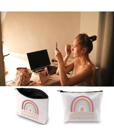 Lactation Consultant Gift Lactation Caring For Tiny Humans and Strong Mamas Consultant Rainbow Cosmetic Bag LACTATION Consultant Bag - Buy Online on GoSupps.com