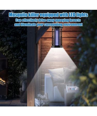 Electric Bug Zapper with LED Light LUUGUYI 4200V Mosquito Zapper Killer Electric Insect Fly Zapper Mosquito Trap No Odor & Chemicals Mosquito Lamp Bulb for Indoor & Outdoor - Buy Online on GoSupps.com