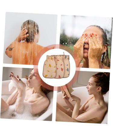 SHERCHPRY 3pi ces De Bain Exfoliant Imprim Serviettes De Douche pour pour Exfoliation Bain Moussant - Buy Online on GoSupps.com