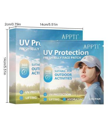 Golf Eye Mask Patch - UV Protection for Outdoor Sports Hydrogel Under-Eye Patches for Sun Protection Skiing & Fishing - 1 & 2 Pack - Buy Online on GoSupps.com