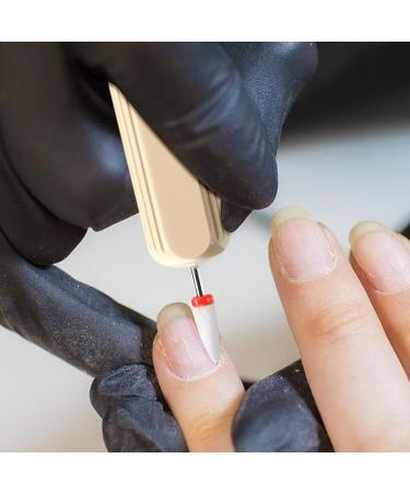 Electric Nail File for Acrylic Nails | Electric Nail File Set Compact Portable Design Electric Filer Hand Foot Care Tool for Nail Grind Khaki English Version - Buy Online on GoSupps.com