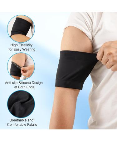 Diabetic Sensor Armband Black Fits All CGM Devices for Insulin Pod Monitoring Systems Protects Insulin Pod During Exercise for Adults Elderly Children Omnipod Dexcom Replaces Adhesive Patches (M) - Buy Online on GoSupps.com