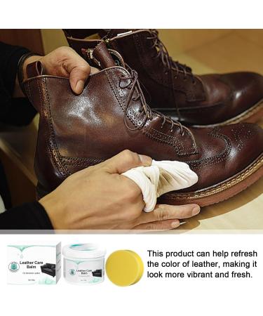 Leather Care Cream - 100g Leather Polish & Conditioner for Leather Care Long-Term Multifunctional Furniture Cleaner and Polish for Leather Tables Chairs Cabinets Dtt - Buy Online on GoSupps.com