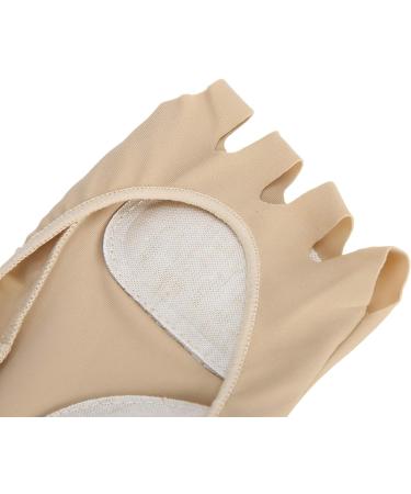 Liyjtk Five Toe Separation Socks - Anti-Slip Peeping Toe Half Socks for Women's Foot Care - Buy Online on GoSupps.com