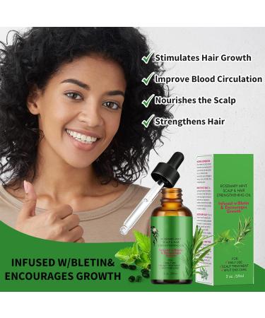 Rosemary Oil for Hair Growth & Skin Care Rosemary Oil for Hair Improve Hair Loss & Promote Hair Growth Strengthen & Nourish Follicles Daily Use Repair Dry Split End Care with Castor Oil Mint Oil - Buy Online on GoSupps.com