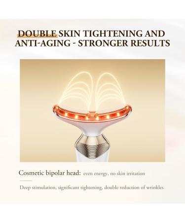 ANLAN 24K Gold Anti-Wrinkle Face Lifting Massage Red and Blue Light Beauty Skin Care Sensitive Skin - Buy Online on GoSupps.com