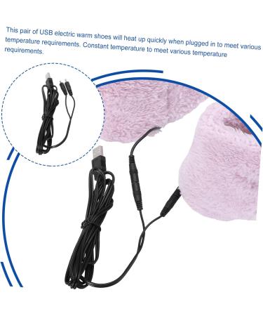 Buy Pretyzoom Electrically Heated Shoes & Warm Slippers - USB Foot Warmers with Massage | Winter Comfort & Luxury - Buy Online on GoSupps.com