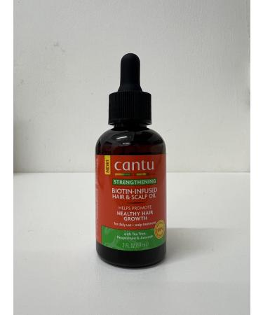 Cantu - Huile Base de Romarin de Menthe et de Biotine pour le Cuir Chevelu et les Cheveux 95 ml (L emballage peut varier) Romarin 95 ml (Lot de 1)