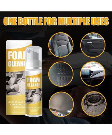 Multipurpose Foam Cleaner Spray 100ML Powerful Foam Cleaner Powerful Stain Removal Kit All-Purpose Household Cleaners for Kitchen Car (1 Pcs) - Buy Online on GoSupps.com