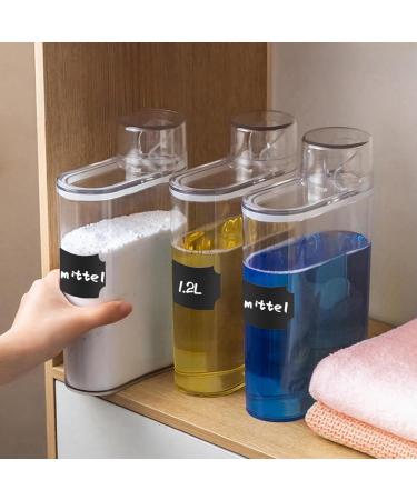 Fabric Softener Dispenser Laundry Storage Container Fabric Softener Container Laundry Beads Dispenser Laundry Detergent Dispenser Liquid Detergent Container Beads Dispenser for Washing Machine - Buy Online on GoSupps.com