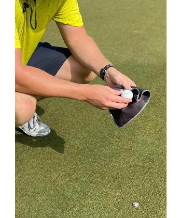 TAG Golf Co Small Magnetic Microfiber Golf Towel for Club or Putter - 6 x 6 - Portable Ball Cleaner - Sidekick Series - Buy Online on GoSupps.com