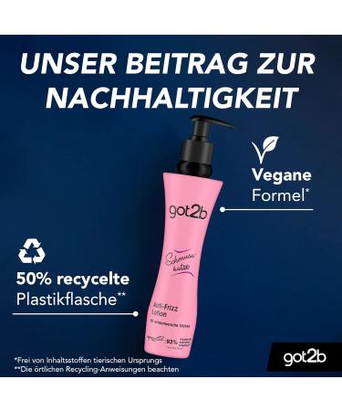 got2b Anti-frizz cat lotion (200 ml) styling lotion for flexible hairstyles tames hair and gives a silky smooth feeling - Buy Online on GoSupps.com