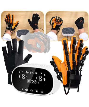 Hand Rehabilitation Robot Gloves Rehabilitation Robotics - Rehab Device with Mirror Mode and Single Finger Training for Functional Improvement of The Hands Right-M Right X-Large