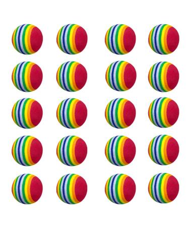 Scott Edward Air Golf Practice Balls, Bright Multicolor and Lightweight Sponge Ball, 20 Pieces, Golf Training Indoor and Outdoor, for Backyard Hitting Mat, Soft for Children, Pets Red - Buy Online on GoSupps.com