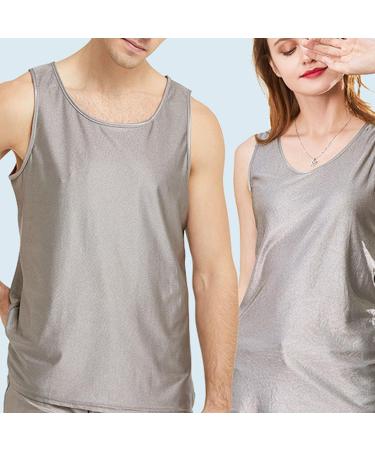 EMF Blocking Vest - Silver Fiber Protection Tank for WiFi Shielding | Anti-Radiation Clothing for Office Fitness & Outdoor (XXL) - Buy Online on GoSupps.com