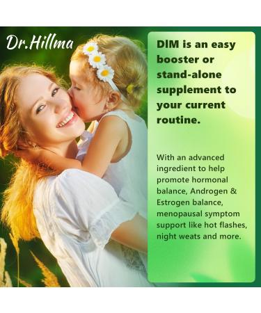 DIM Supplement 200MG - Diindolylmethane for Hormone Balance Estrogen Support & Menopause Relief - 60 Capsules - Buy Online on GoSupps.com
