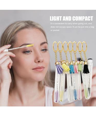 Keychain Eyelash Brush Tube - Empty Mascara Tube and Wand Mascara Brushes Eyebrow Applicator Lash Extension Supplies for Women Znet-au - Buy Online on GoSupps.com