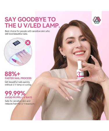 Saviland 8Pcs Dip Powder Liquid Set - Base, Top Coat, Activator, Brush Saver, Nail File - 15ml/0.5oz - Nail Accessories for Dip Powder Nails - Buy Online on GoSupps.com
