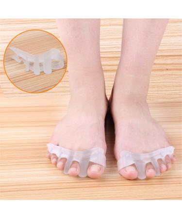 Buy 2 Silicone Toe Separators for Hallux Valgus Relief | Friction & Ball Protection for Crow Toe - Fast International Shipping - Buy Online on GoSupps.com