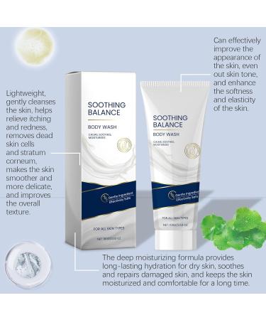 Clear Body Cleanser Moisturizing Body Wash Cleanses and Nourishes the Skin Refreshes and Cleanses Softens the Skin Hydrates Improves Skin Gloss Contains Bath Foam - Buy Online on GoSupps.com