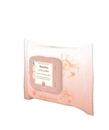 AVEENO Active Naturals Ultra-Calming Makeup Removing Wipes - 25 Pack | Gentle Soothing & International Shipping Available - Buy Online on GoSupps.com