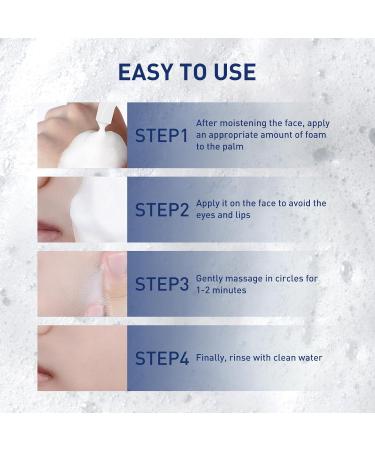 Acne Foam Wash Acne Foaming Wash Mild Daily Facial Cleanser for Deep Pore Cleansing Face Wash Women Mild Cleansing Cleansing Foam Exfoliating Face Wash Foaming Cleanser Facial Wash Cleansing Foam - Buy Online on GoSupps.com