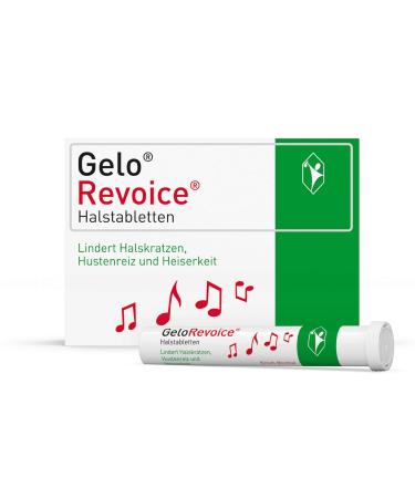 Gelorevoice Half tablets Kirsch -Menthol 60 St. - for sore throats neck scratches coughing and hoarseness helps quickly noticeably and long -lasting - even in the event of loss of voices swallowing difficulties and the forced trigger