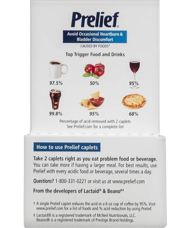 Prelief Dietary Supplement Tablets - 120 Tabs (Pack of 6) | Fast International Shipping - Buy Online on GoSupps.com