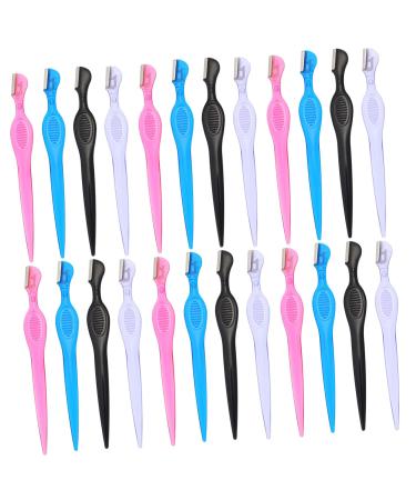 Beavorty 24 st eyebrows scrimmer Face trimmer Razor women stand razor-facing eyebrow kit Miss-free steel stainless steel blade make-up tools