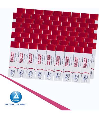 Dynarex Zinc Oxide Ointment 72-Pack 1 oz. Tubes - Skin Barrier Diaper Rash Relief - Buy Online on GoSupps.com