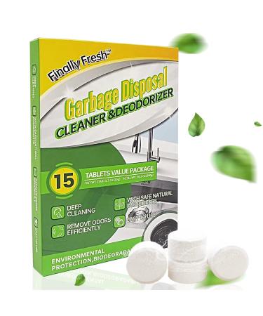 xiaom Finally Fresh Garbage Disposal Cleaning Tablets, Plus 2 Hooks
