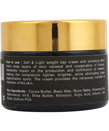  AATMANA Day Care Cream With Aloe Vera & Rose Water Ext. For Skin Lightening & Brightening Cream -repair Dark Spot Face Moisturizer Cream - 50 ml / 1.69 Fl Oz - Buy Online on GoSupps.com