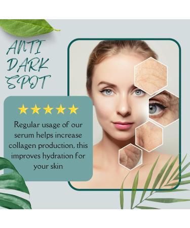 KROZ Organic Hyaluronic Acid Serum Dark Spot Remover for Face anti-aging Serum with Hyaluronic Acid and Antioxidants Dark Spot Remover for Face Eyes and Neck. Dark Spot Remover Hyaluronic Acid Serum - Buy Online on GoSupps.com