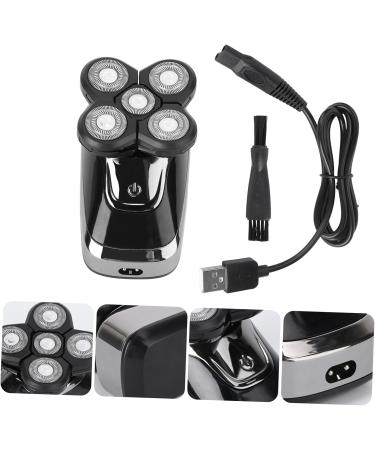 5-in-1 USB Rechargeable Electric Razor & Trimmer for Men - Versatile Shaving Set with Facial Shaver & Hair Clipper - Buy Online on GoSupps.com