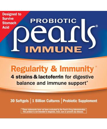 Nature's Way Probiotic Pearls - Immune Support & Digestive Regularity - 30 Softgels - Buy Online on GoSupps.com