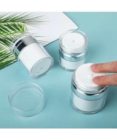 2PCS Cream Jar Vacuum Bottle 30ml Refillable Cosmetic Air Pump Jars - Portable Travel Container for Lotions & Creams - Buy Online on GoSupps.com