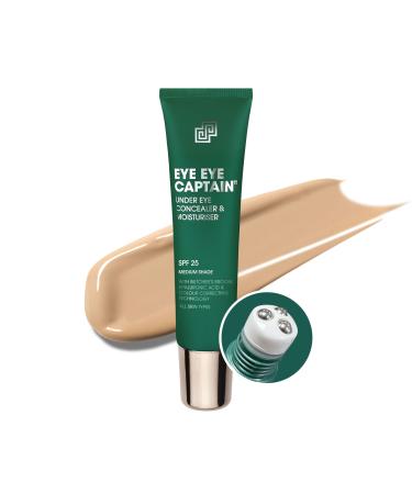 Shakeup-concealer for men for use under the eyes reduces dark circles with SPF25 vegan make-up 24-hour moisture supply 15ml (medium 15ml) 15 ml (1 Pack) medium