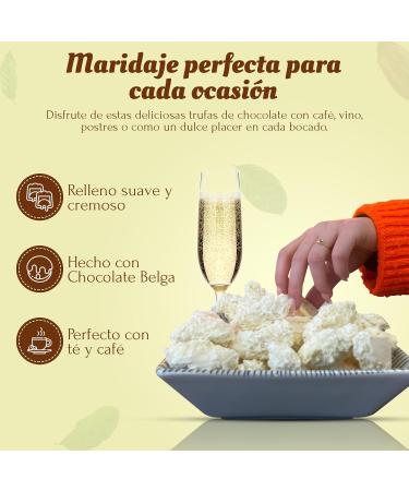 CHAMBALL 15 Chocolate Truffles with: Chilli Pepper Nutmeg and Pistachio Biscuits Ideal for Tasting and Offering - Box of Artisanal Belgian Chocolates - Assortment of Premium Chocolates - Buy Online on GoSupps.com