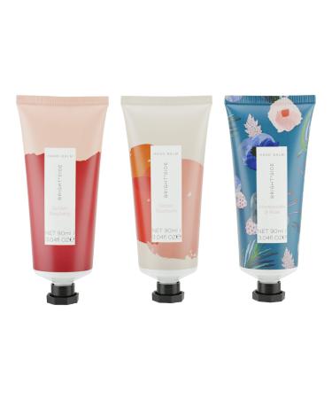 Scented Hand Cream Gift Set Brightside Hand Balm Collection Three 90ml Bottles